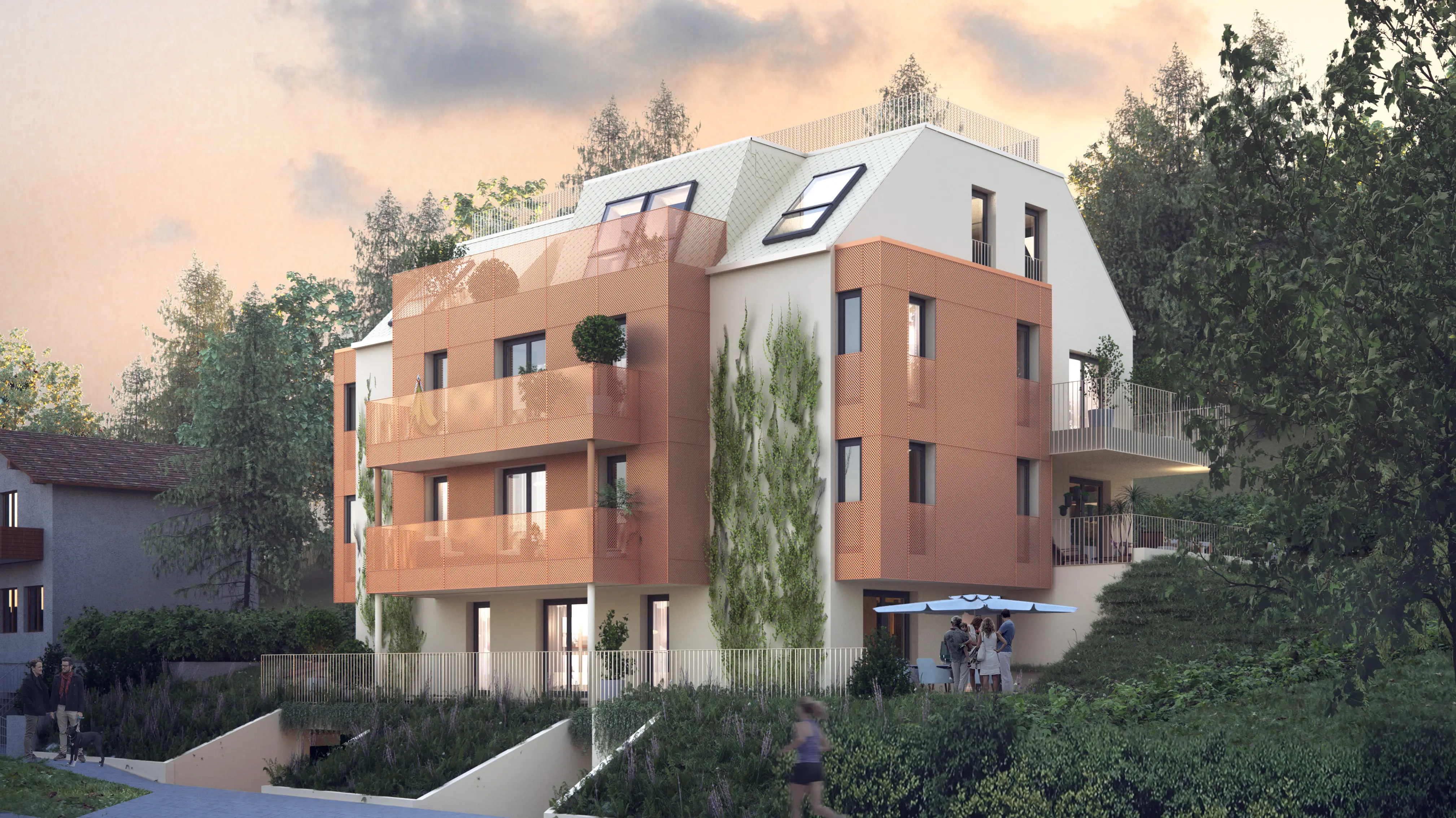 Mehrfamilienhaus Neubauprojekt in 1140 Wien, Waldrandlage